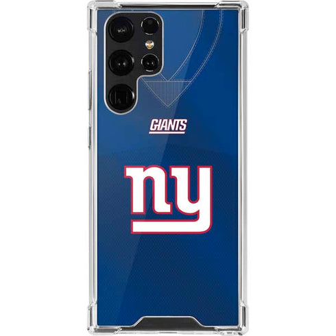 NFL New York Giants Team Jersey Galaxy S22 Ultra Clear Case