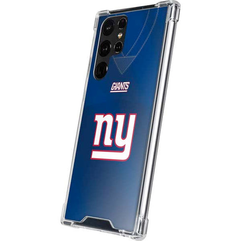 NFL New York Giants Team Jersey Galaxy S22 Ultra Clear Case