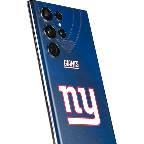NFL New York Giants Team Jersey Galaxy S22 Ultra Skin