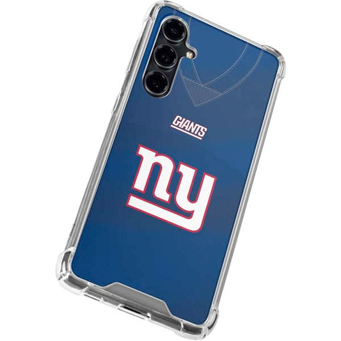 NFL New York Giants Team Jersey Galaxy S23 FE Clear Case