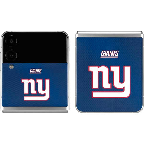 NFL New York Giants Team Jersey Galaxy Z Flip4 5G Skin