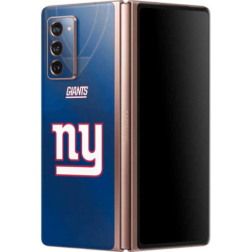 NFL New York Giants Team Jersey Galaxy Z Fold2 5G Skin