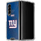 NFL New York Giants Team Jersey Galaxy Z Fold4 5G Clear Case