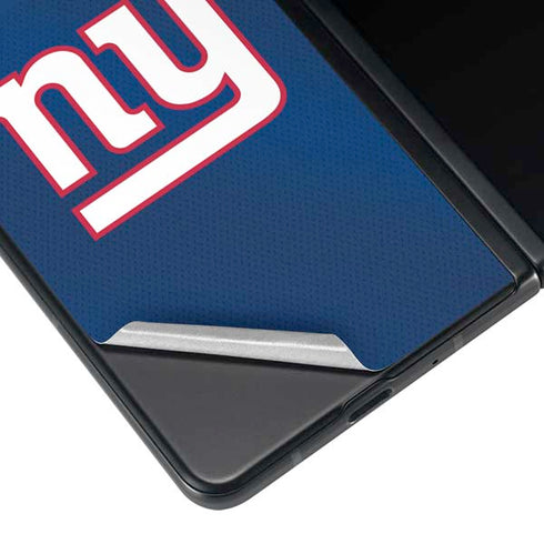 NFL New York Giants Team Jersey Galaxy Z Fold4 5G Skin