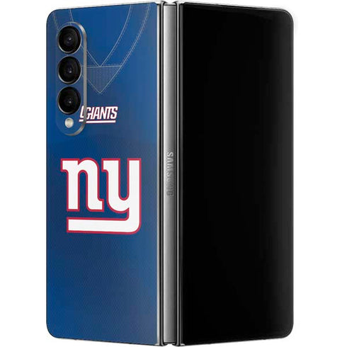 NFL New York Giants Team Jersey Galaxy Z Fold4 5G Skin