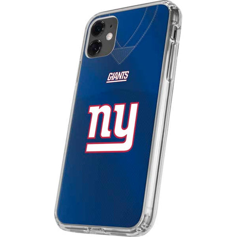 NFL New York Giants Team Jersey iPhone 11 Clear Case