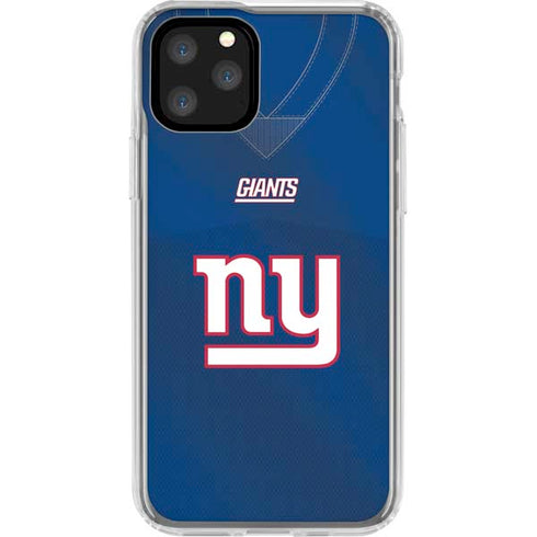 NFL New York Giants Team Jersey iPhone 11 Pro Clear Case