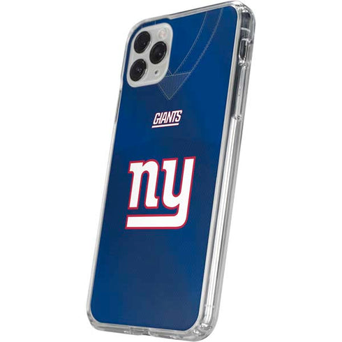 NFL New York Giants Team Jersey iPhone 11 Pro Clear Case