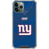 NFL New York Giants Team Jersey iPhone 11 Pro Max Clear Case
