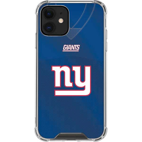 NFL New York Giants Team Jersey iPhone 12 Clear Case