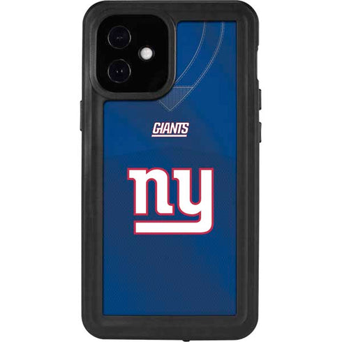 NFL New York Giants Team Jersey iPhone 12 Mini Waterproof Case