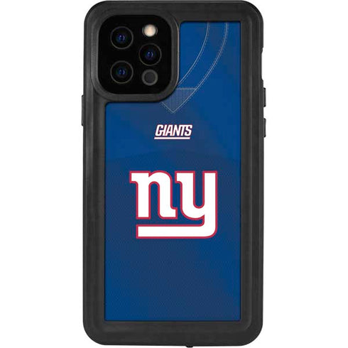 NFL New York Giants Team Jersey iPhone 12 Pro Waterproof Case