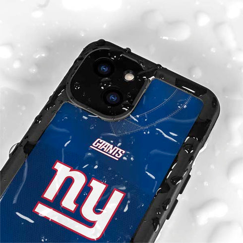 NFL New York Giants Team Jersey iPhone 13 Mini Waterproof Case