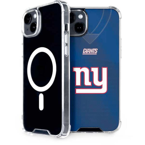 NFL New York Giants Team Jersey iPhone 15 Plus MagSafe Case