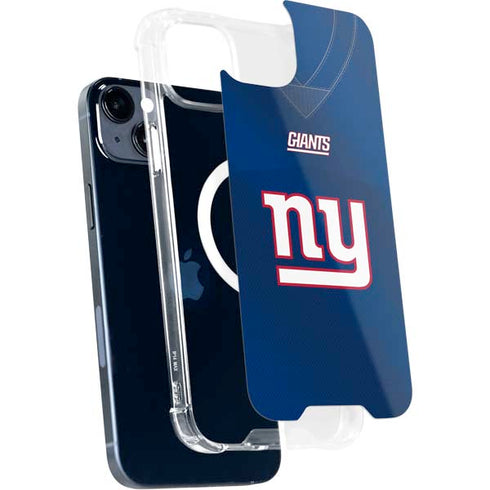 NFL New York Giants Team Jersey iPhone 15 Plus MagSafe Case