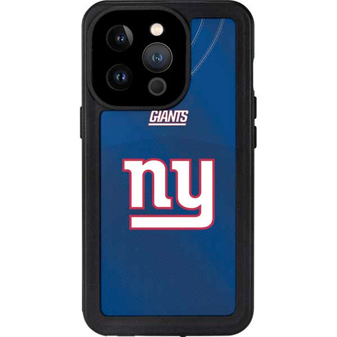 NFL New York Giants Team Jersey iPhone 14 Pro Waterproof Case
