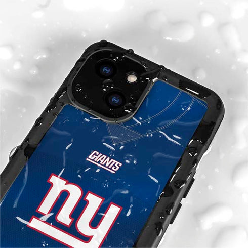 NFL New York Giants Team Jersey iPhone 15 Waterproof Case