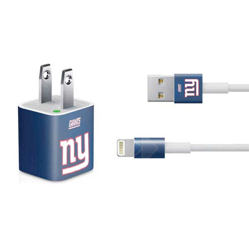 NFL New York Giants Team Jersey iPhone Charger (5W USB) Skin