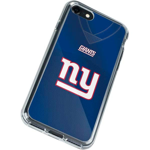 NFL New York Giants Team Jersey iPhone SE (2nd & 3rd Gen) Clear Case