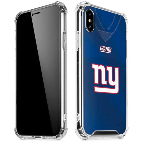 NFL New York Giants Team Jersey iPhone X/XS Clear Case