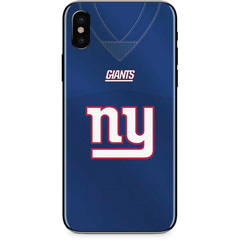 NFL New York Giants Team Jersey iPhone XS Max Skin