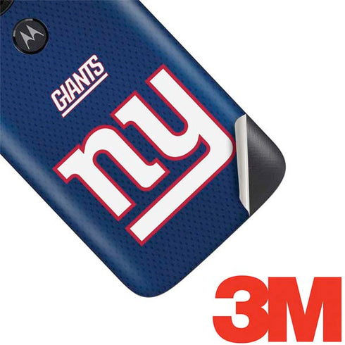NFL New York Giants Team Jersey Moto E5 Play Skin