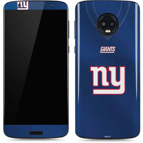 NFL New York Giants Team Jersey Moto G6 Skin