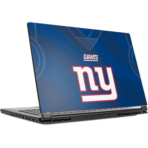 NFL New York Giants Team Jersey MSI GS65 Stealth Laptop Skin