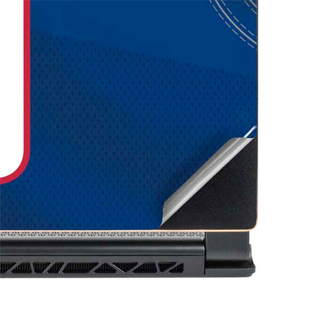 NFL New York Giants Team Jersey MSI GS65 Stealth Laptop Skin