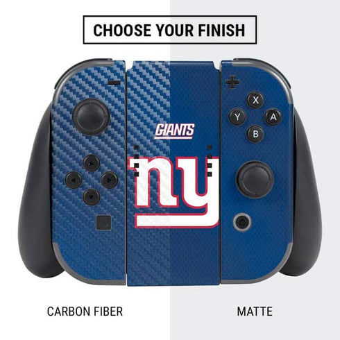 NFL New York Giants Team Jersey Nintendo Switch Bundle Skin
