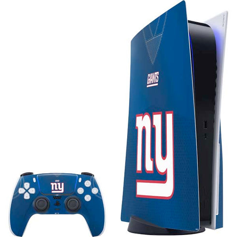 NFL New York Giants Team Jersey PS5 Bundle Skin