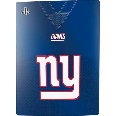 NFL New York Giants Team Jersey PS5 Console Skin