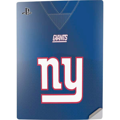 NFL New York Giants Team Jersey PS5 Digital Edition Console Skin
