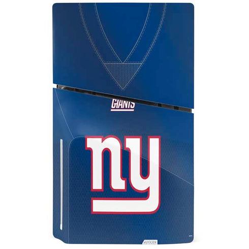 NFL New York Giants Team Jersey PS5 Slim Disk Console Skin