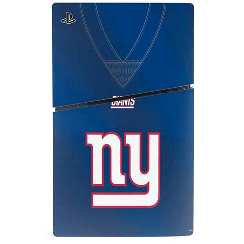 NFL New York Giants Team Jersey PS5 Slim Digital Edition Bundle Skin