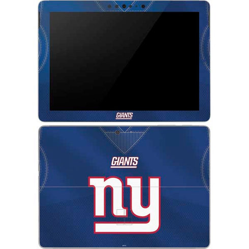 NFL New York Giants Team Jersey Surface Go Skin