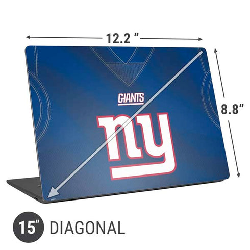 NFL New York Giants Team Jersey Universal Laptop 15in (12.2 x 8.8in) Skin