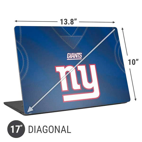 NFL New York Giants Team Jersey Universal Laptop 17in (13.8 x 10in) Skin