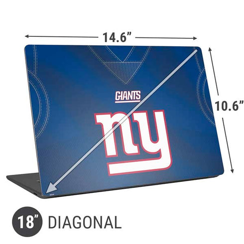NFL New York Giants Team Jersey Universal Laptop 18in (14.6 x 10.6in) Skin