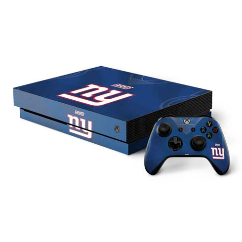 NFL New York Giants Team Jersey Xbox One X Bundle Skin