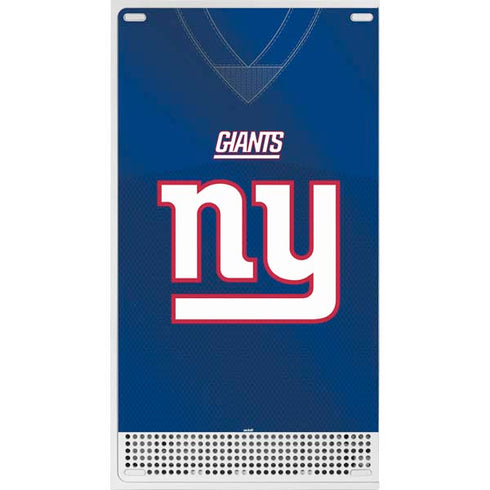 NFL New York Giants Team Jersey Xbox Series S Console Skin