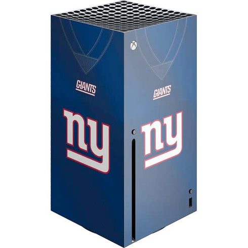 NFL New York Giants Team Jersey Xbox Series X Console Skin