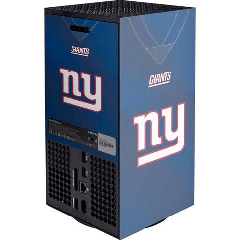 NFL New York Giants Team Jersey Xbox Series X Console Skin