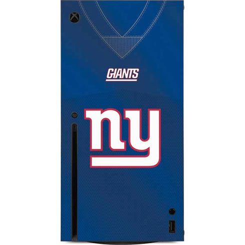NFL New York Giants Team Jersey Xbox Series X Console Skin