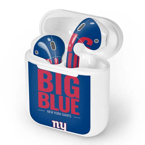 NFL New York Giants Team Motto Apple AirPods Skin