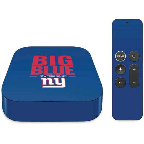 NFL New York Giants Team Motto Apple TV Skin