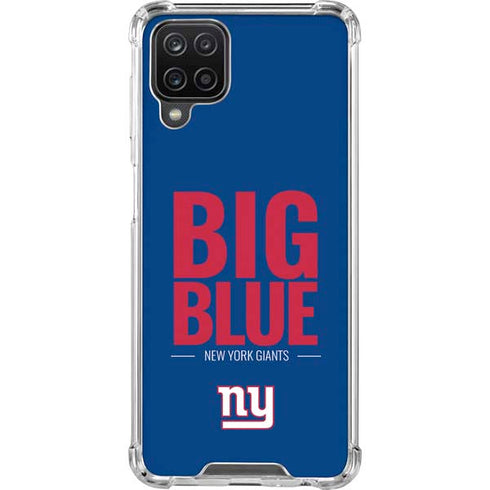NFL New York Giants Team Motto Galaxy A12 Clear Case