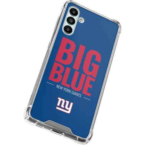 NFL New York Giants Team Motto Galaxy A13 5G Clear Case