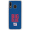 NFL New York Giants Team Motto Galaxy A20 Clear Case