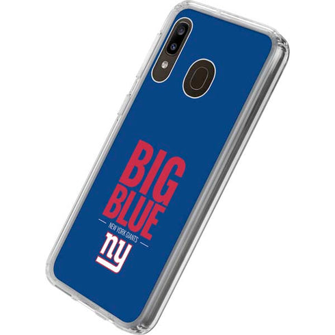 NFL New York Giants Team Motto Galaxy A20 Clear Case